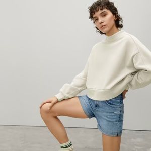 Everlane track cropped sweatshirt